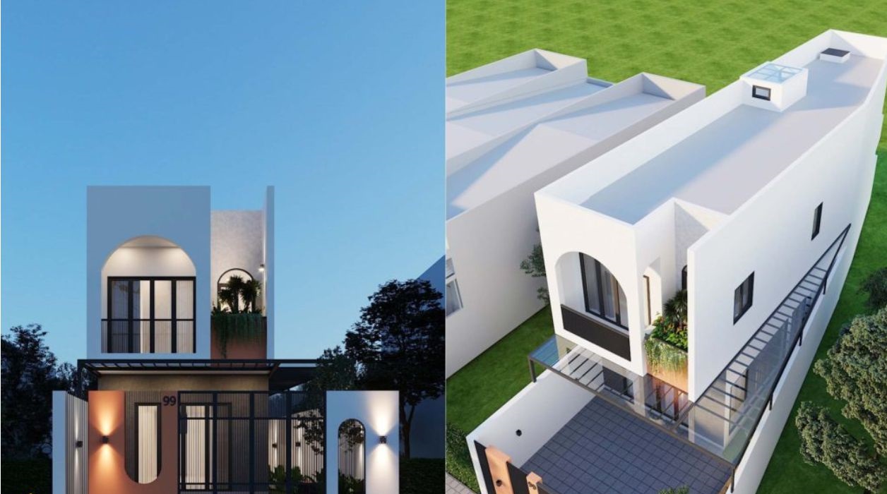 Thiết kế nhà thóp hậu tại Phan Thiết khắc phục yếu tố phong thủy